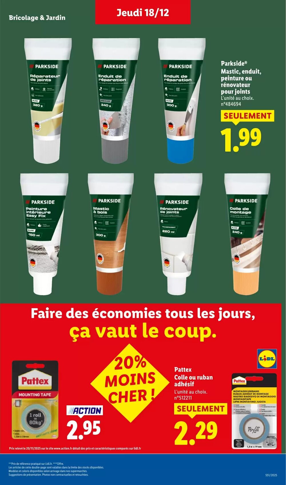 Prospectus promotionnel Lidl valable à partir du 18/12/2025 - Page 53.