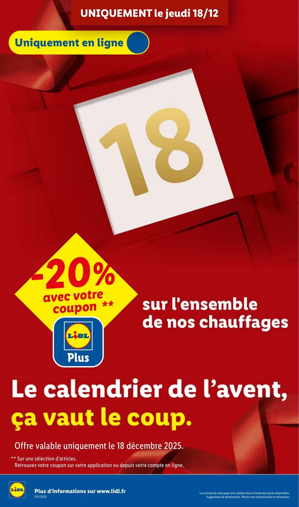 Prospectus promotionnel Lidl valable à partir du 18/12/2025 - Page 58.