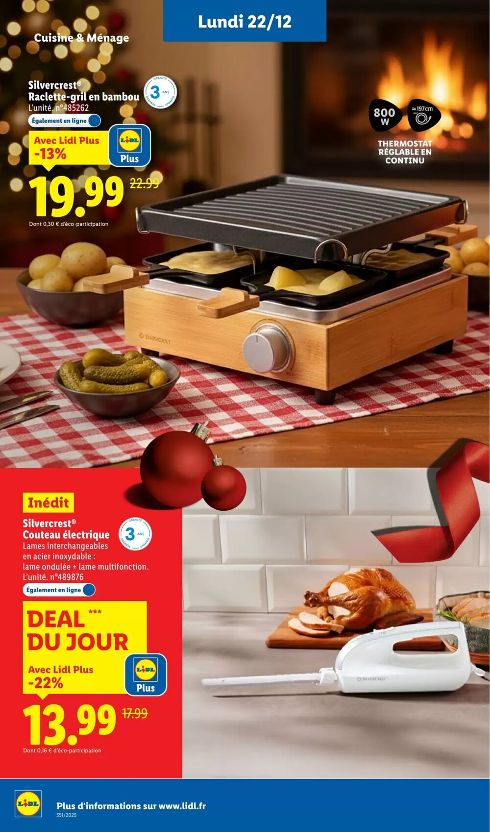 Prospectus promotionnel Lidl valable à partir du 18/12/2025 - Page 62.