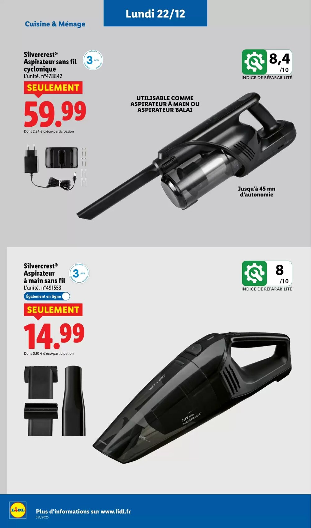 Prospectus promotionnel Lidl valable à partir du 18/12/2025 - Page 72.