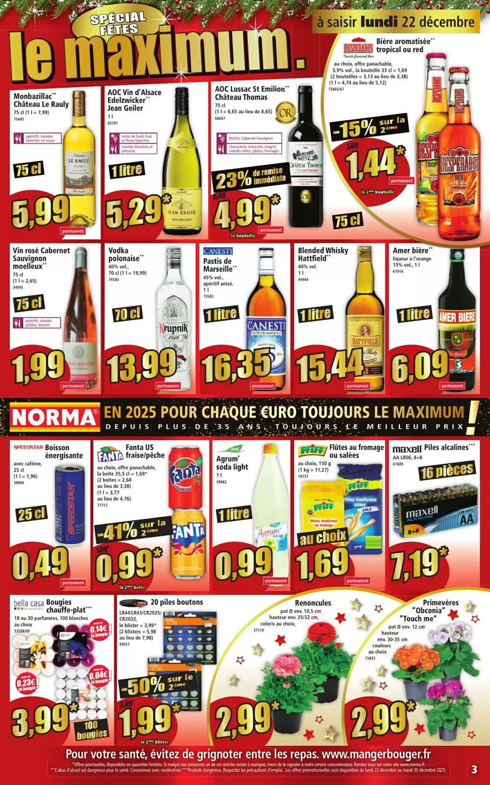 Prospectus promotionnel Norma valable à partir du 22/12/2025 - Page 3.