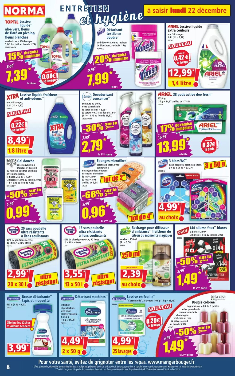 Prospectus promotionnel Norma valable à partir du 22/12/2025 - Page 8.