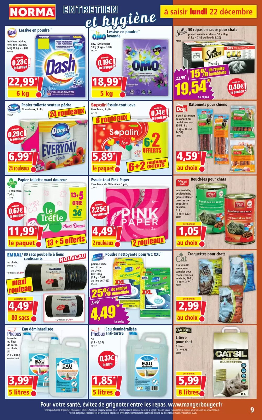 Prospectus promotionnel Norma valable à partir du 22/12/2025 - Page 9.