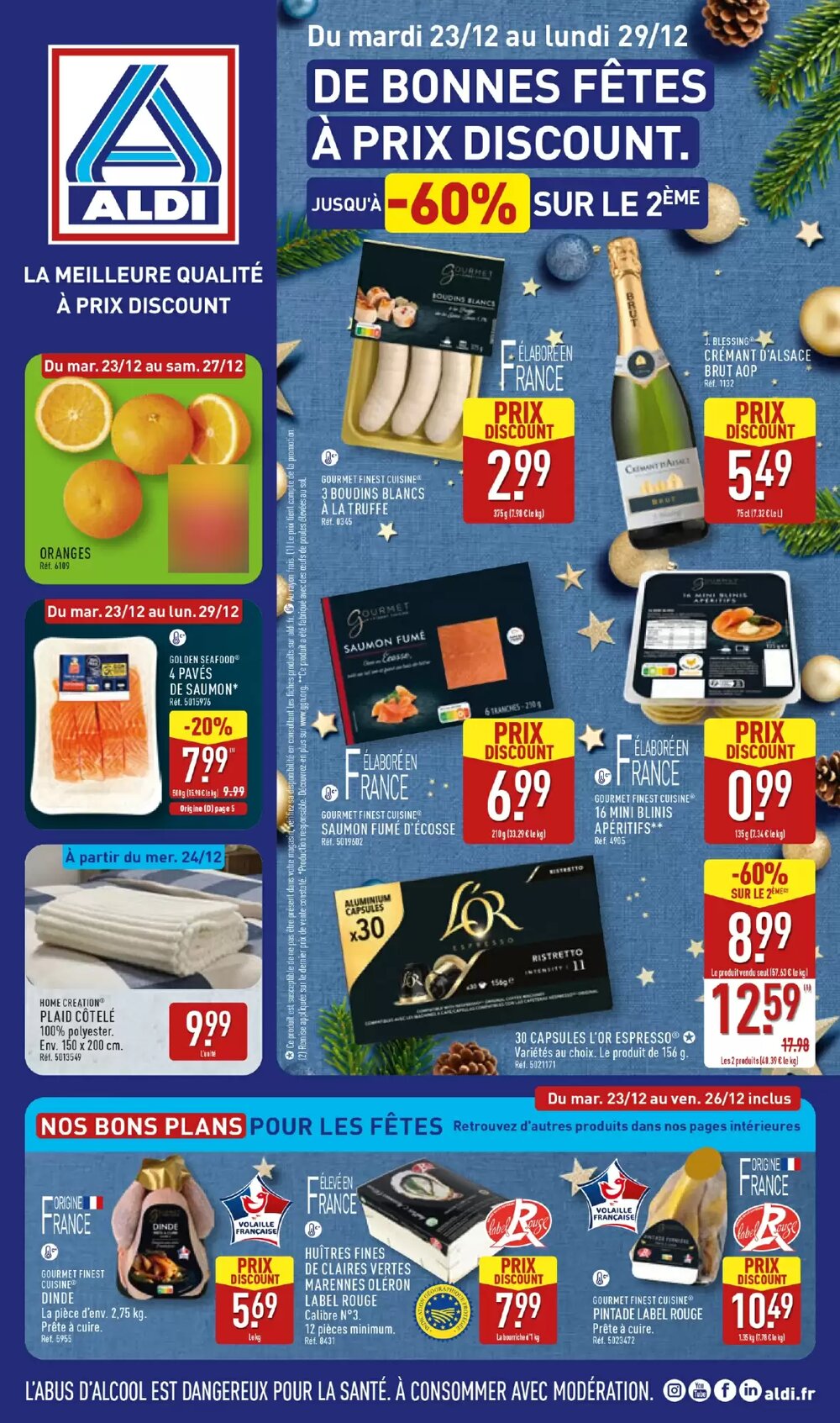 Prospectus promotionnel ALDI valable à partir du 23/12/2025 - Page 1.
