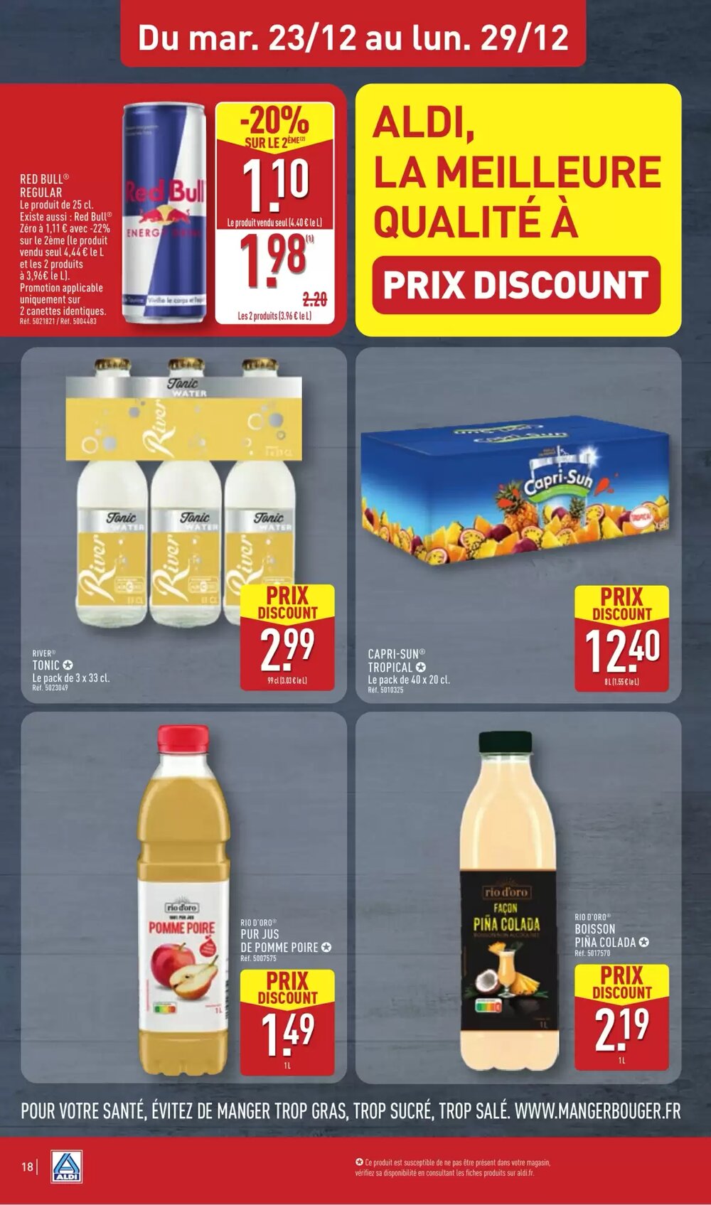 Prospectus promotionnel ALDI valable à partir du 23/12/2025 - Page 21.