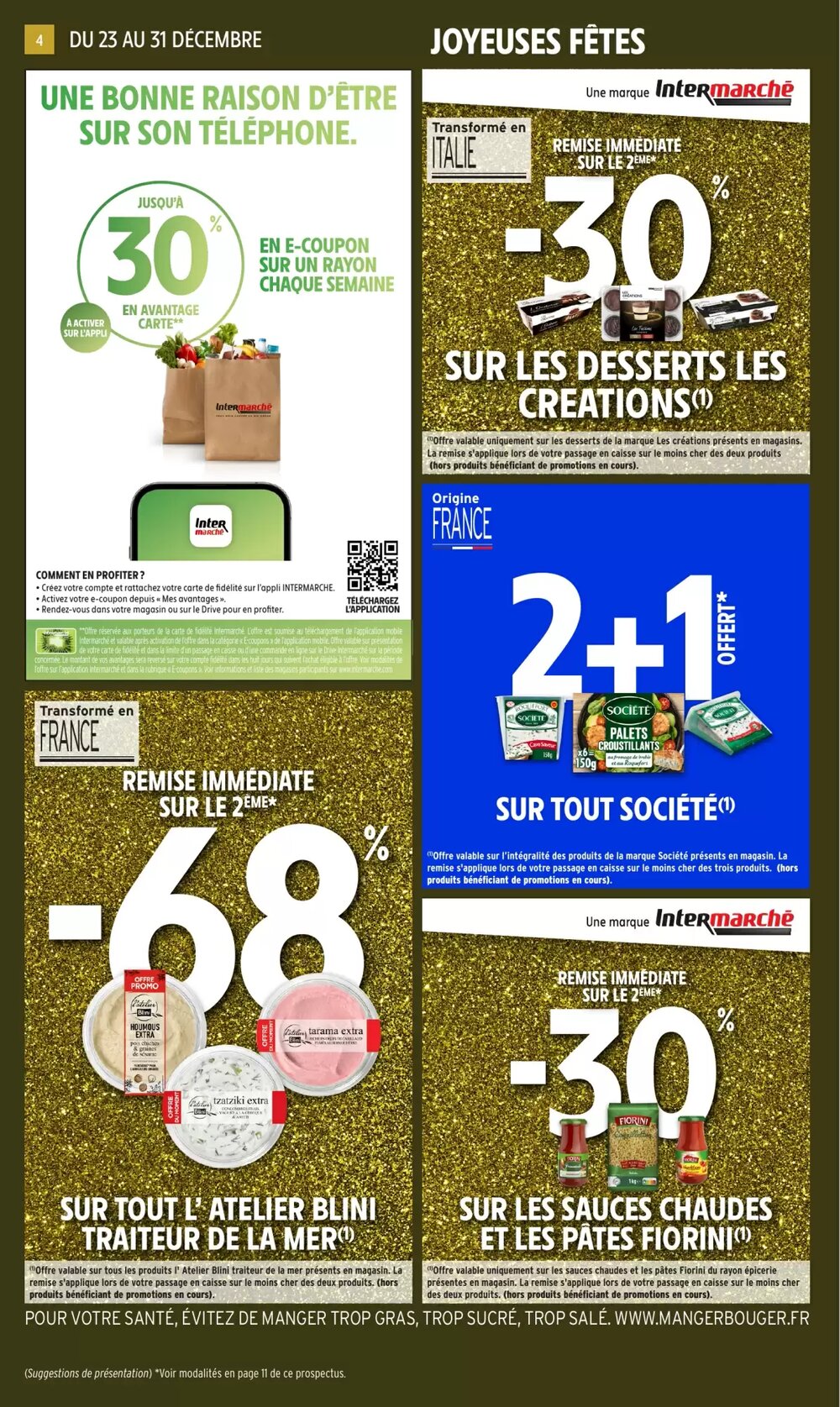 Prospectus promotionnel Intermarché valable à partir du 23/12/2025 - Page 4.