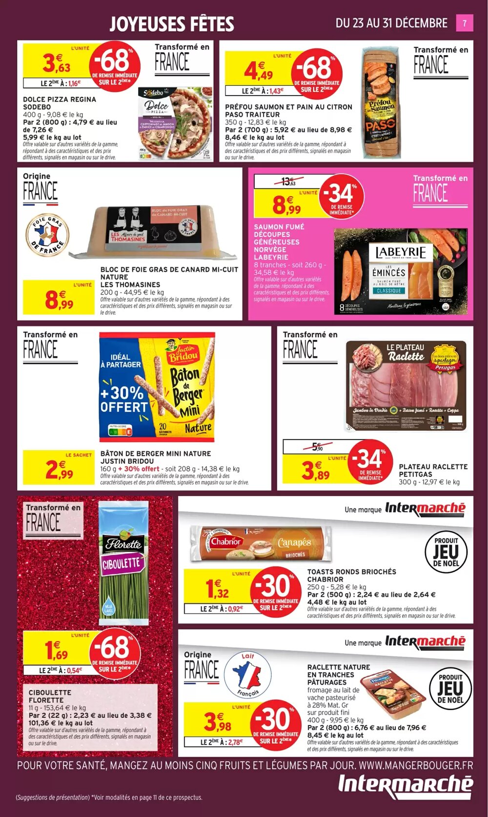 Prospectus promotionnel Intermarché valable à partir du 23/12/2025 - Page 7.