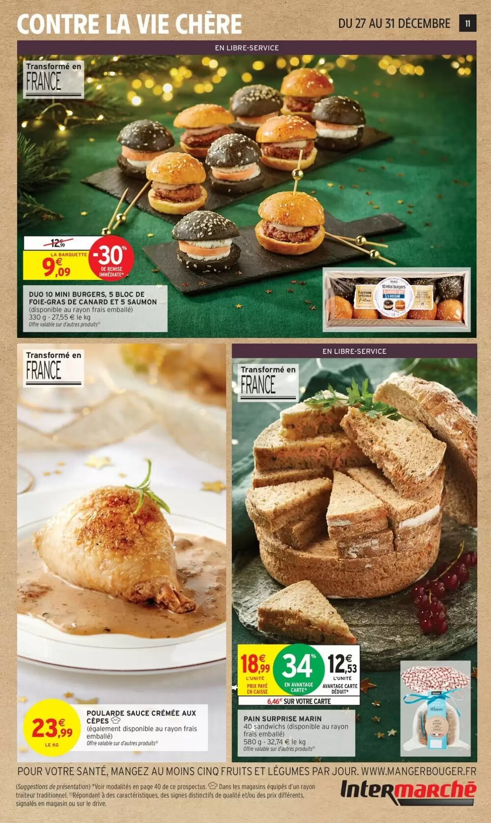 Prospectus promotionnel Intermarché valable à partir du 23/12/2025 - Page 11.