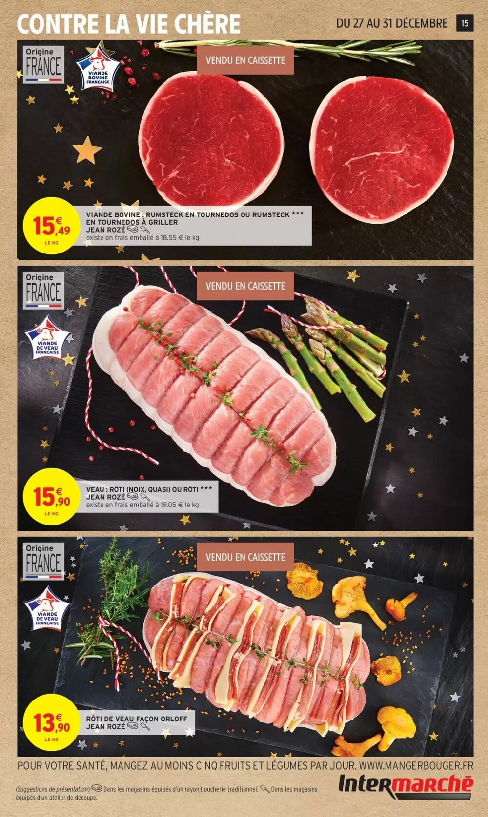 Prospectus promotionnel Intermarché valable à partir du 23/12/2025 - Page 15.