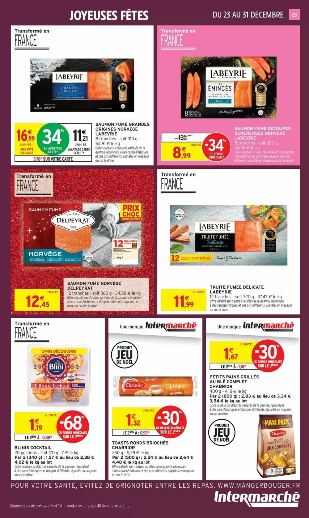 Prospectus promotionnel Intermarché valable à partir du 23/12/2025 - Page 25.