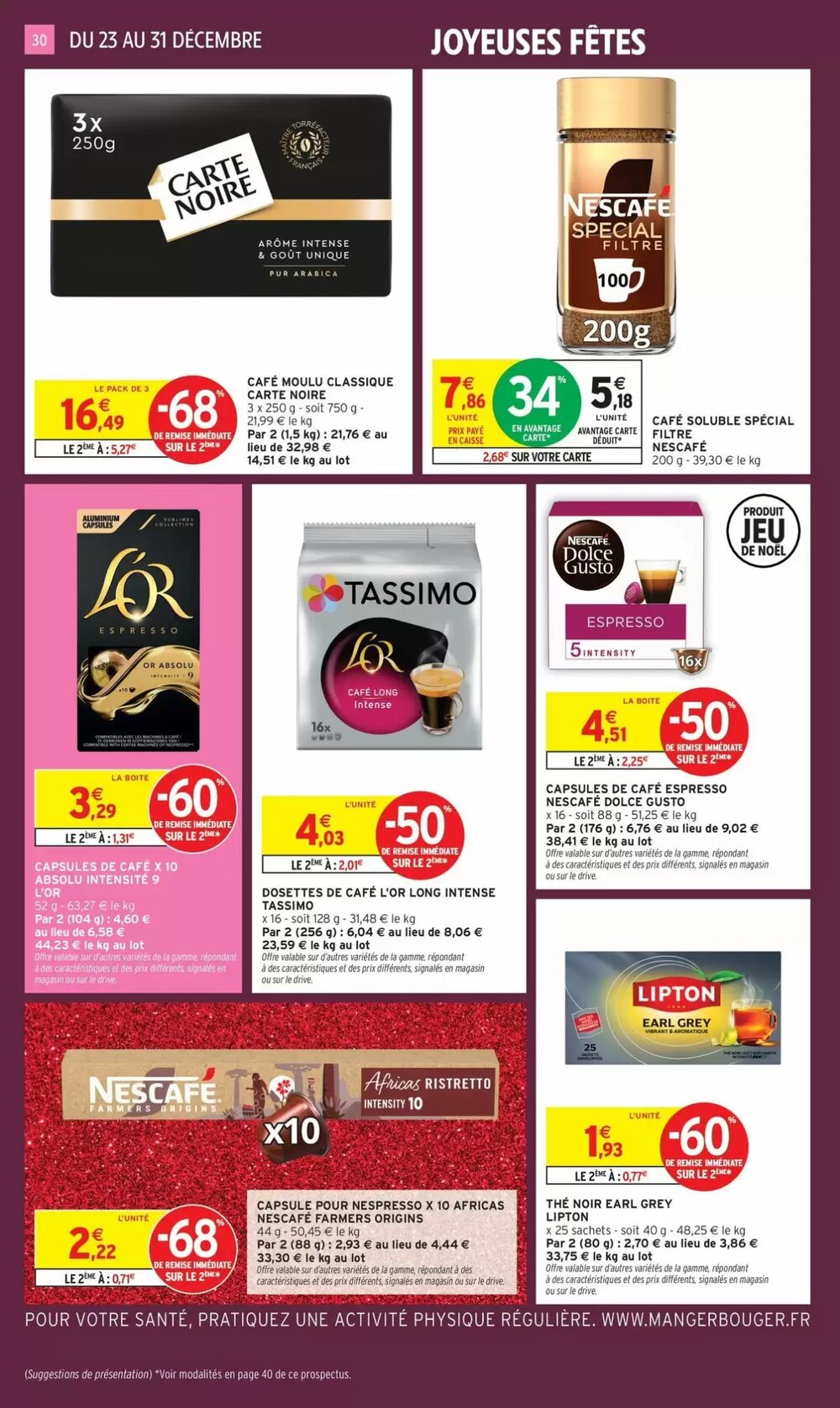 Prospectus promotionnel Intermarché valable à partir du 23/12/2025 - Page 30.