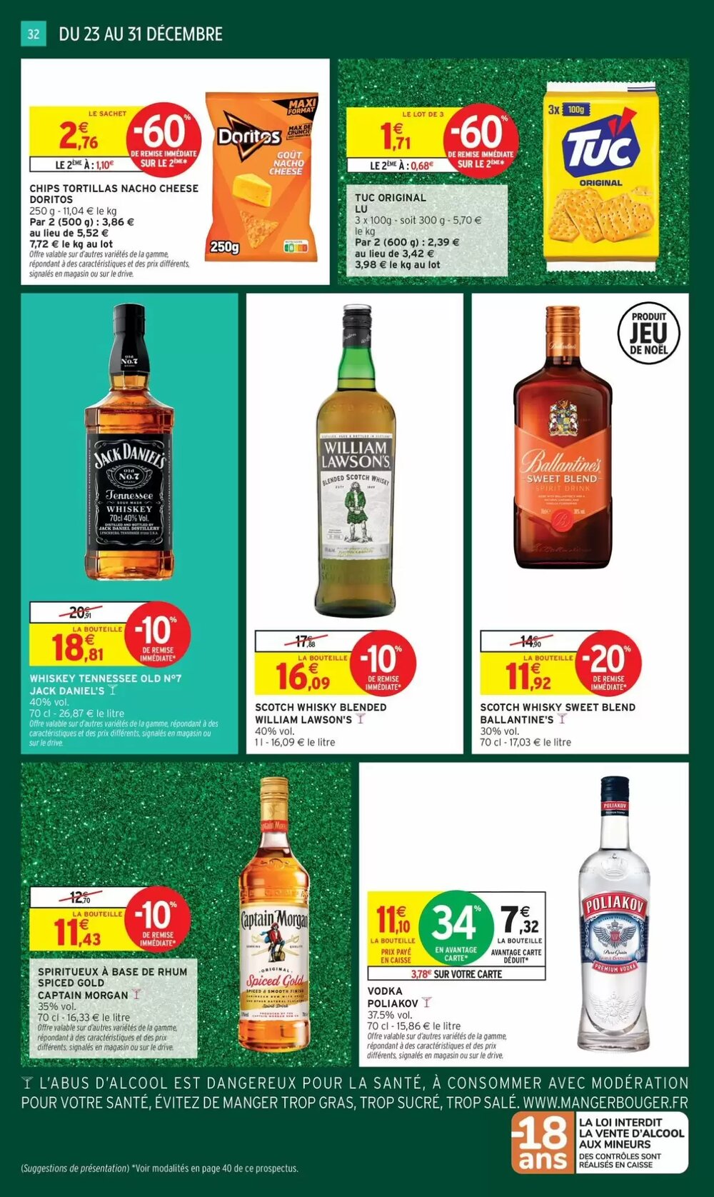 Prospectus promotionnel Intermarché valable à partir du 23/12/2025 - Page 32.