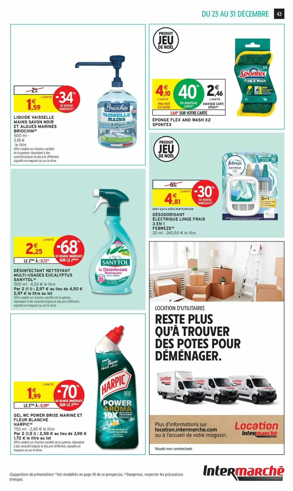 Prospectus promotionnel Intermarché valable à partir du 23/12/2025 - Page 43.