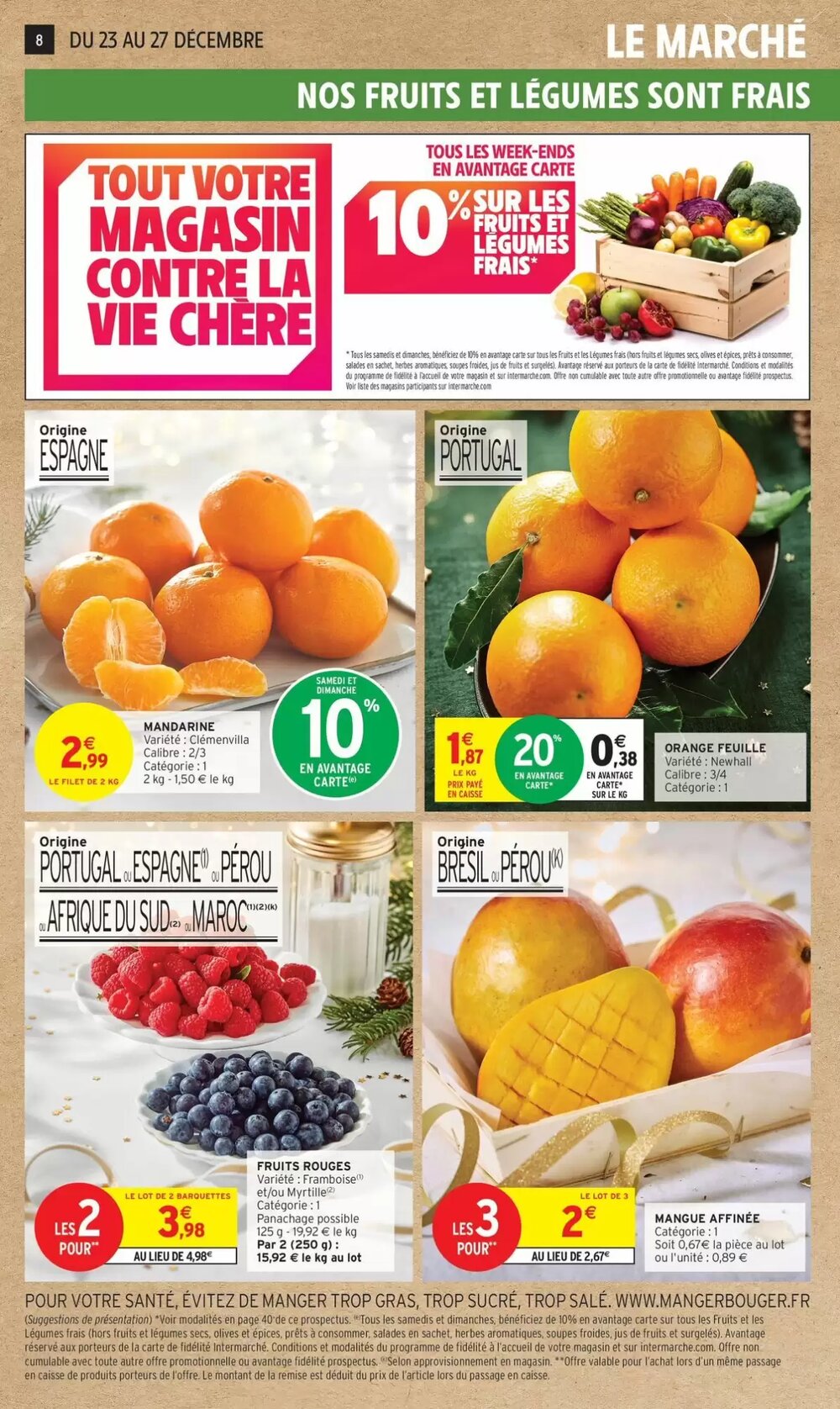 Prospectus promotionnel Intermarché valable à partir du 23/12/2025 - Page 8.