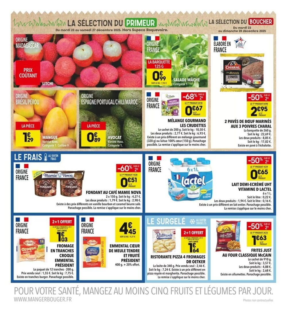 Prospectus promotionnel Supeco valable à partir du 23/12/2025 - Page 4.