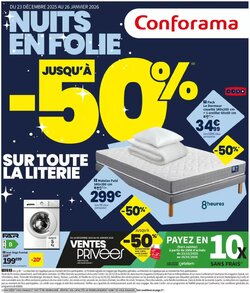 Prospectus promotionnel Conforama valable à partir du 23/12/2025