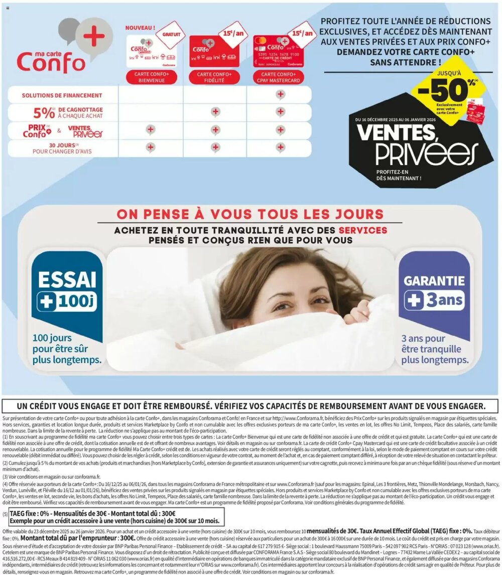 Prospectus promotionnel Conforama valable à partir du 23/12/2025 - Page 2.