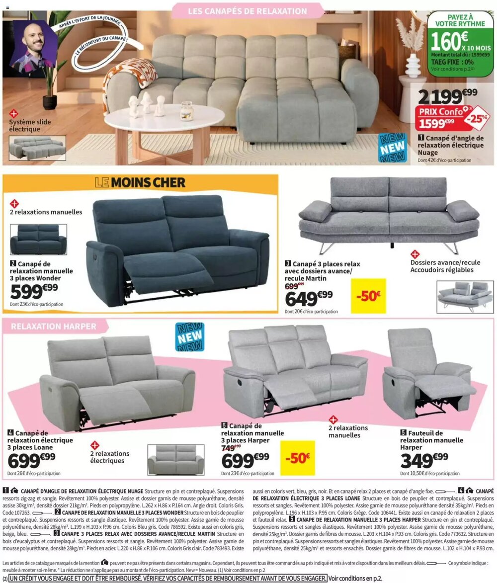 Prospectus promotionnel Conforama valable à partir du 23/12/2025 - Page 28.