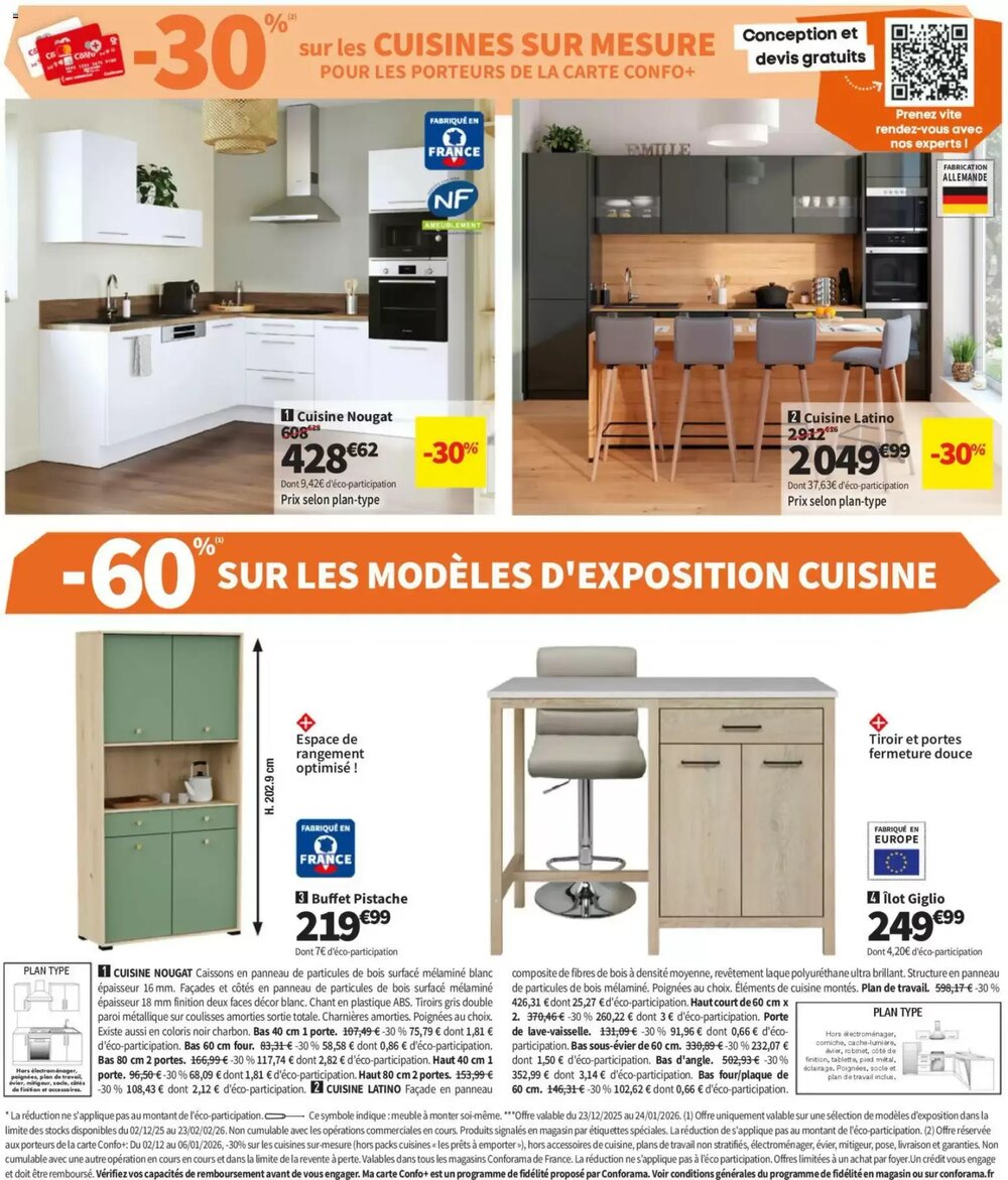 Prospectus promotionnel Conforama valable à partir du 23/12/2025 - Page 34.