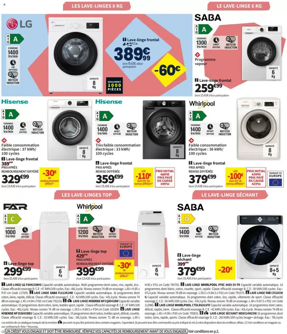 Prospectus promotionnel Conforama valable à partir du 23/12/2025 - Page 40.