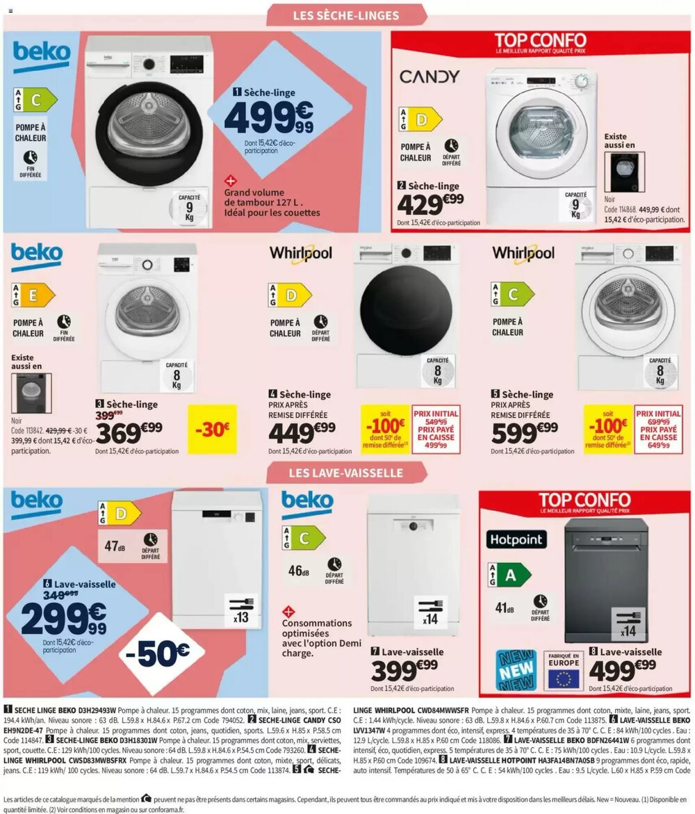 Prospectus promotionnel Conforama valable à partir du 23/12/2025 - Page 42.