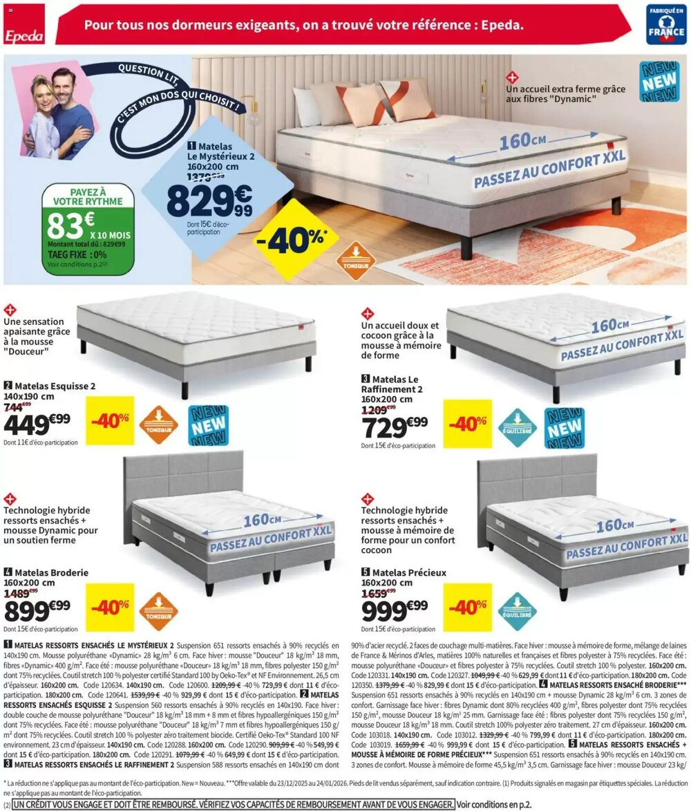 Prospectus promotionnel Conforama valable à partir du 23/12/2025 - Page 8.