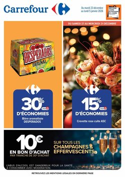 Prospectus promotionnel Carrefour valable à partir du 23/12/2025