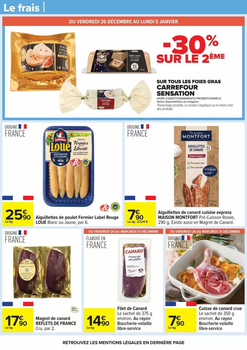Prospectus promotionnel Carrefour valable à partir du 23/12/2025 - Page 33.