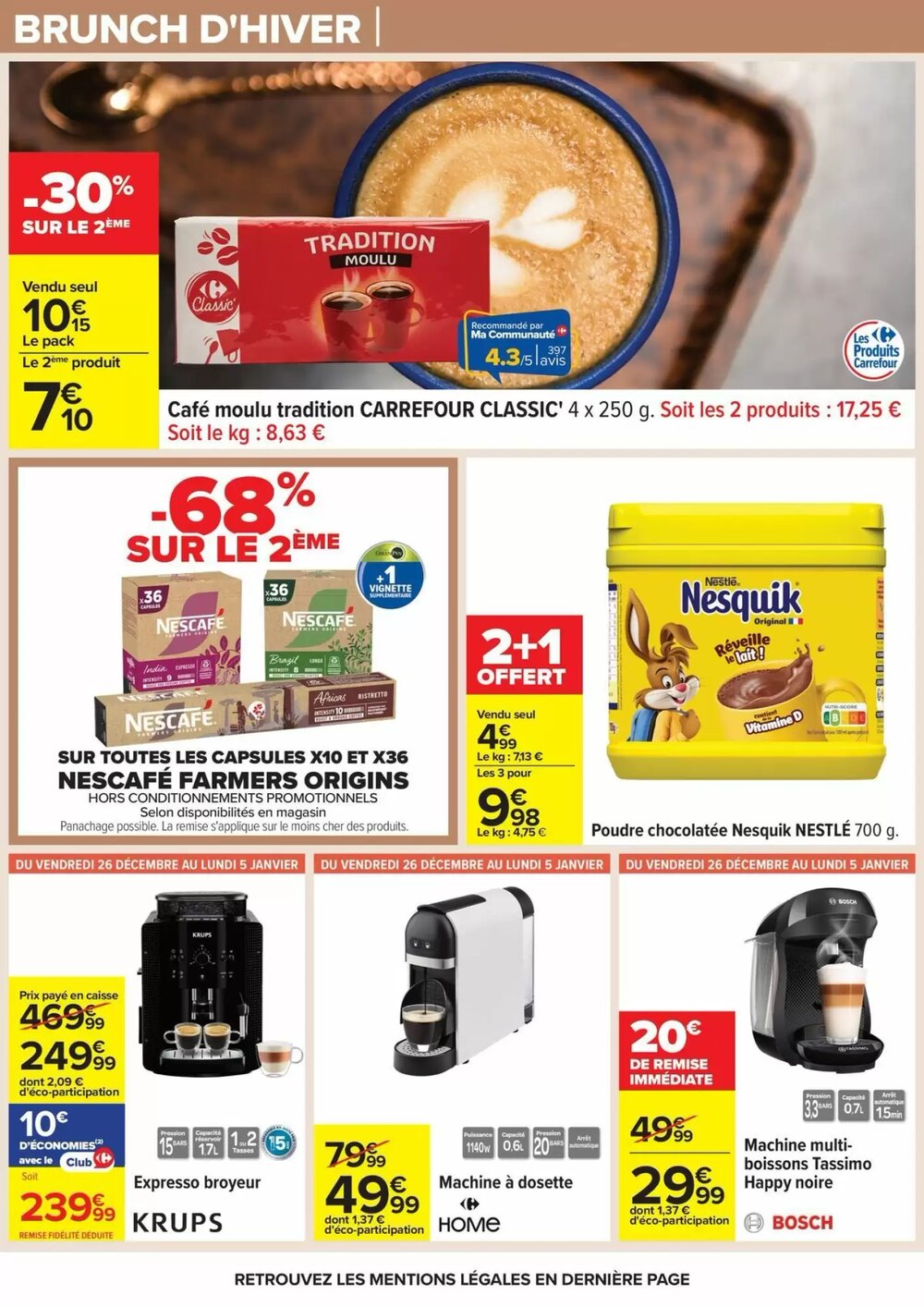 Prospectus promotionnel Carrefour valable à partir du 23/12/2025 - Page 4.
