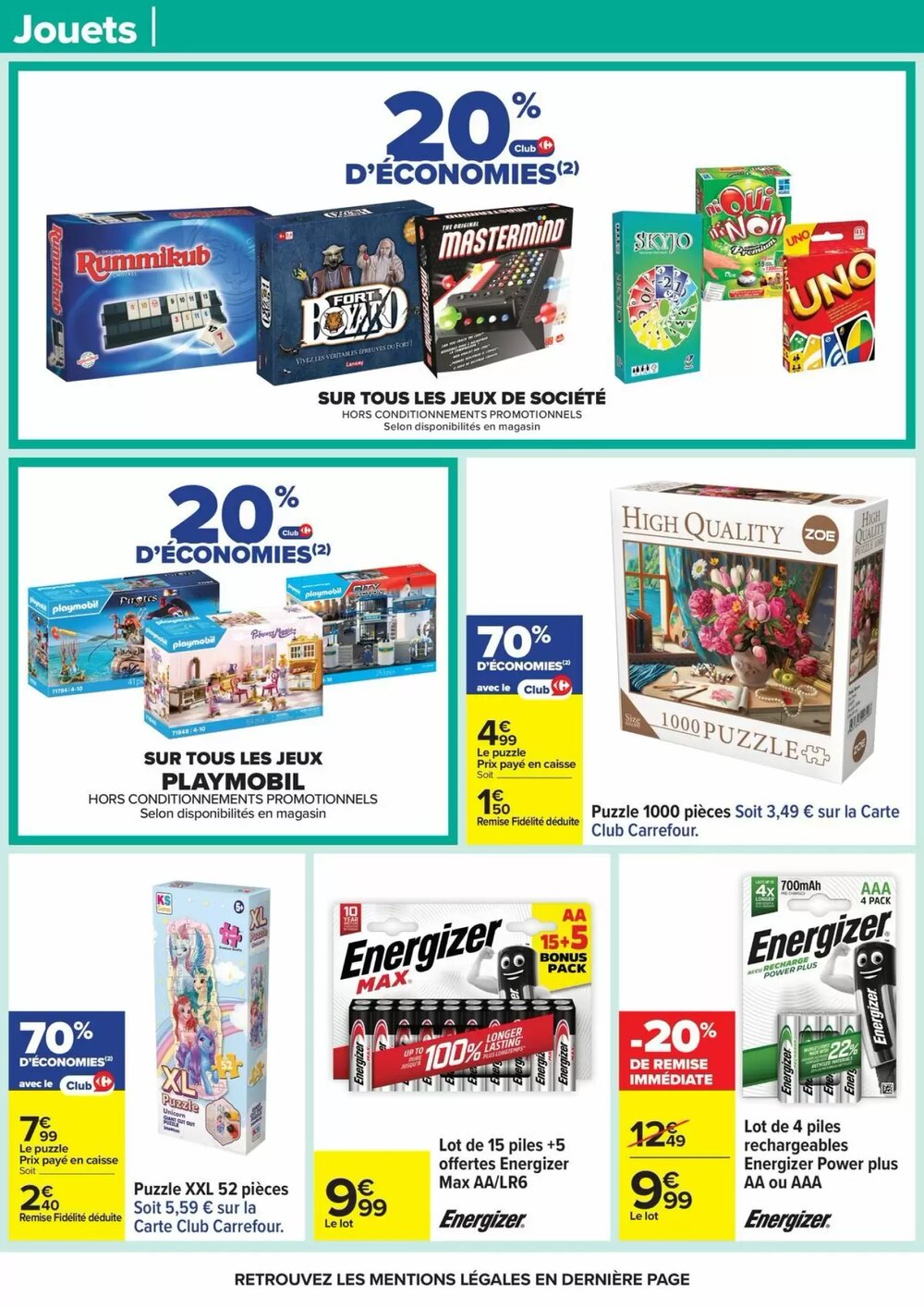 Prospectus promotionnel Carrefour valable à partir du 23/12/2025 - Page 73.