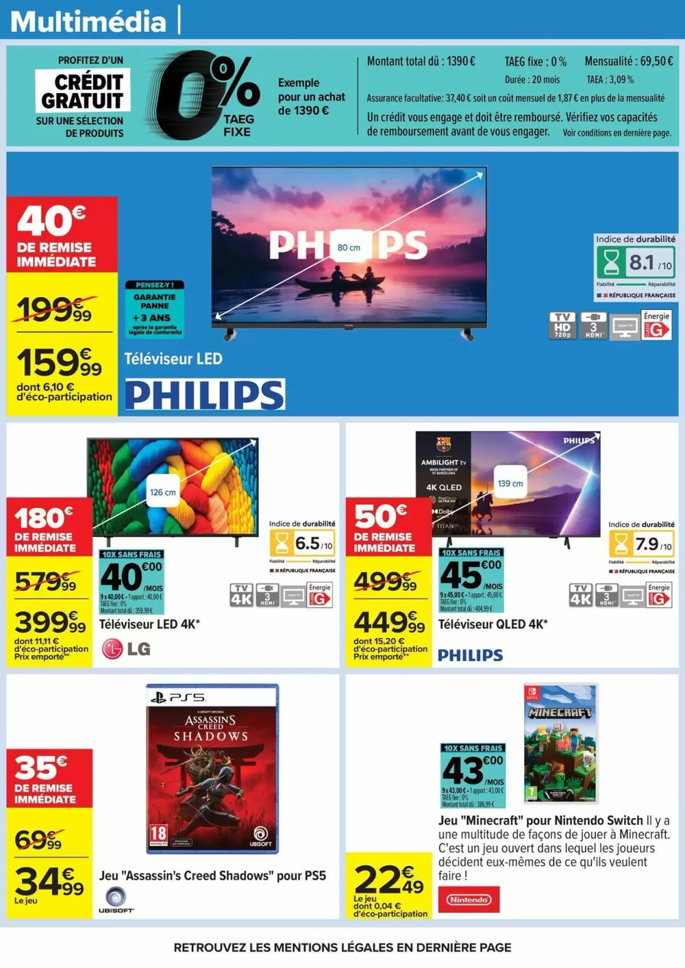 Prospectus promotionnel Carrefour valable à partir du 23/12/2025 - Page 74.