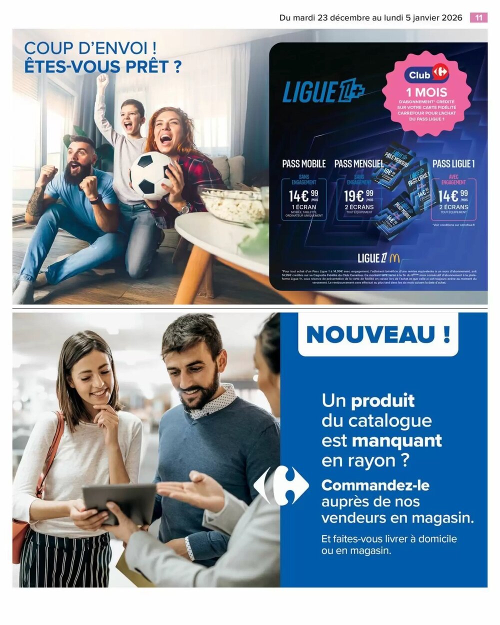 Prospectus promotionnel Carrefour valable à partir du 23/12/2025 - Page 13.