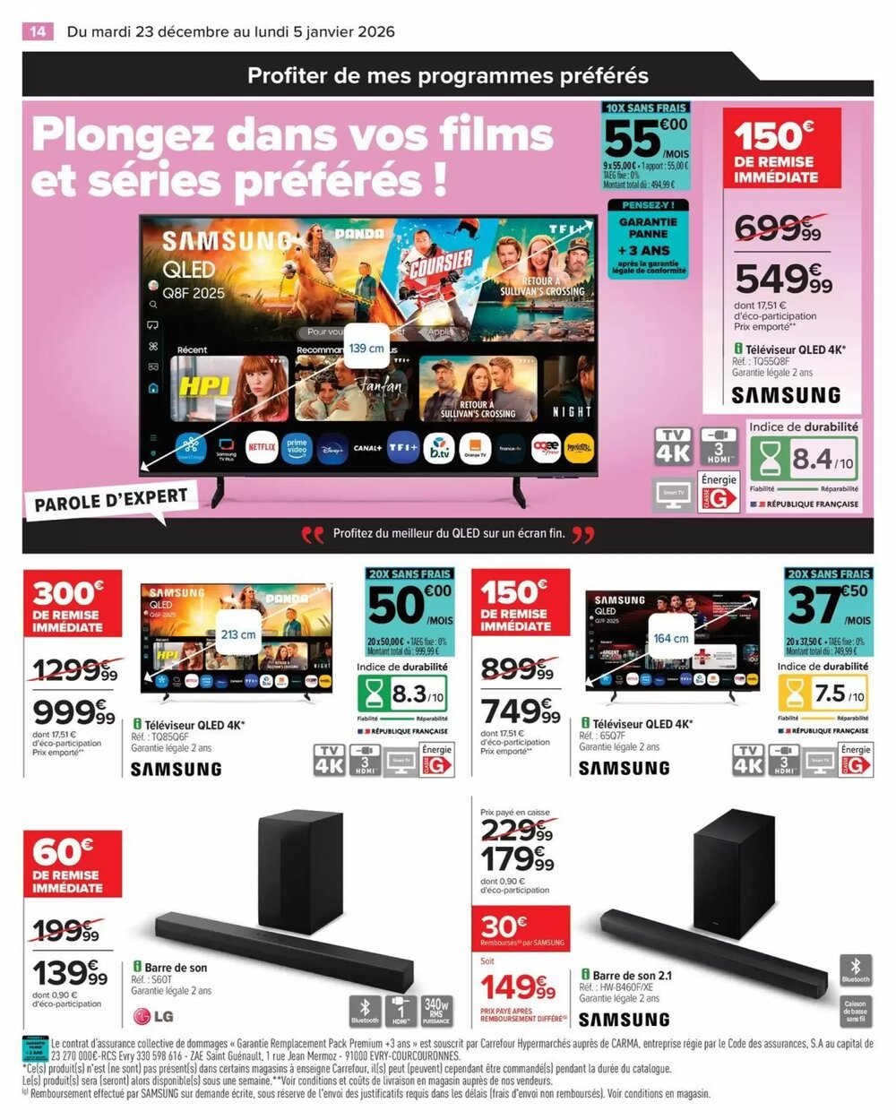 Prospectus promotionnel Carrefour valable à partir du 23/12/2025 - Page 16.
