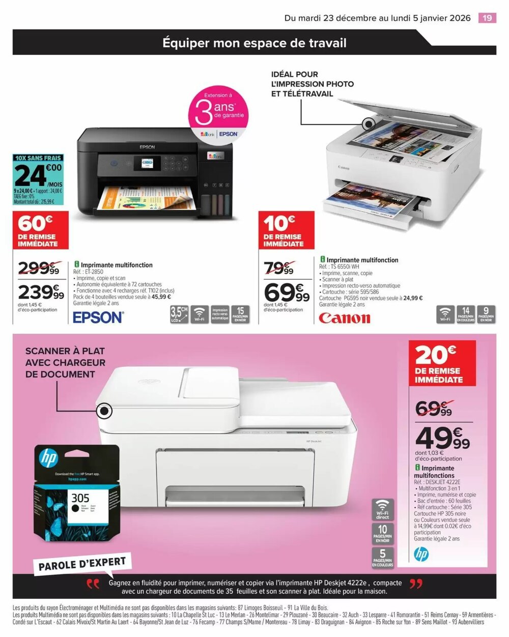 Prospectus promotionnel Carrefour valable à partir du 23/12/2025 - Page 21.