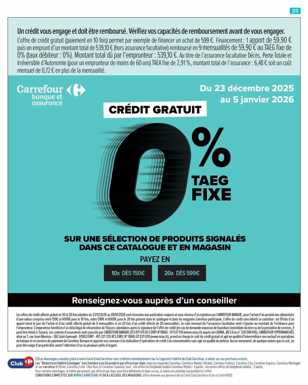 Prospectus promotionnel Carrefour valable à partir du 23/12/2025 - Page 27.