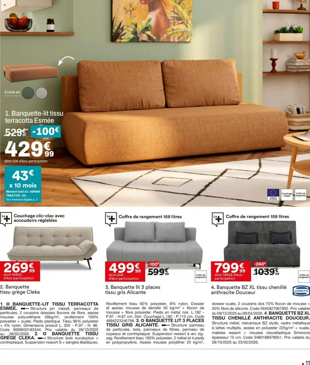 Prospectus promotionnel BUT valable à partir du 23/12/2025 - Page 11.