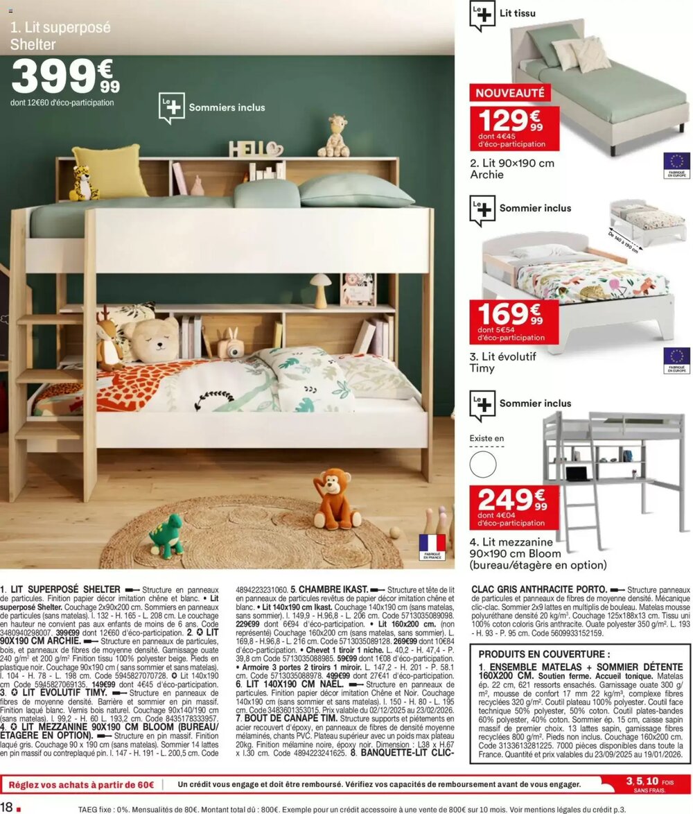 Prospectus promotionnel BUT valable à partir du 23/12/2025 - Page 18.