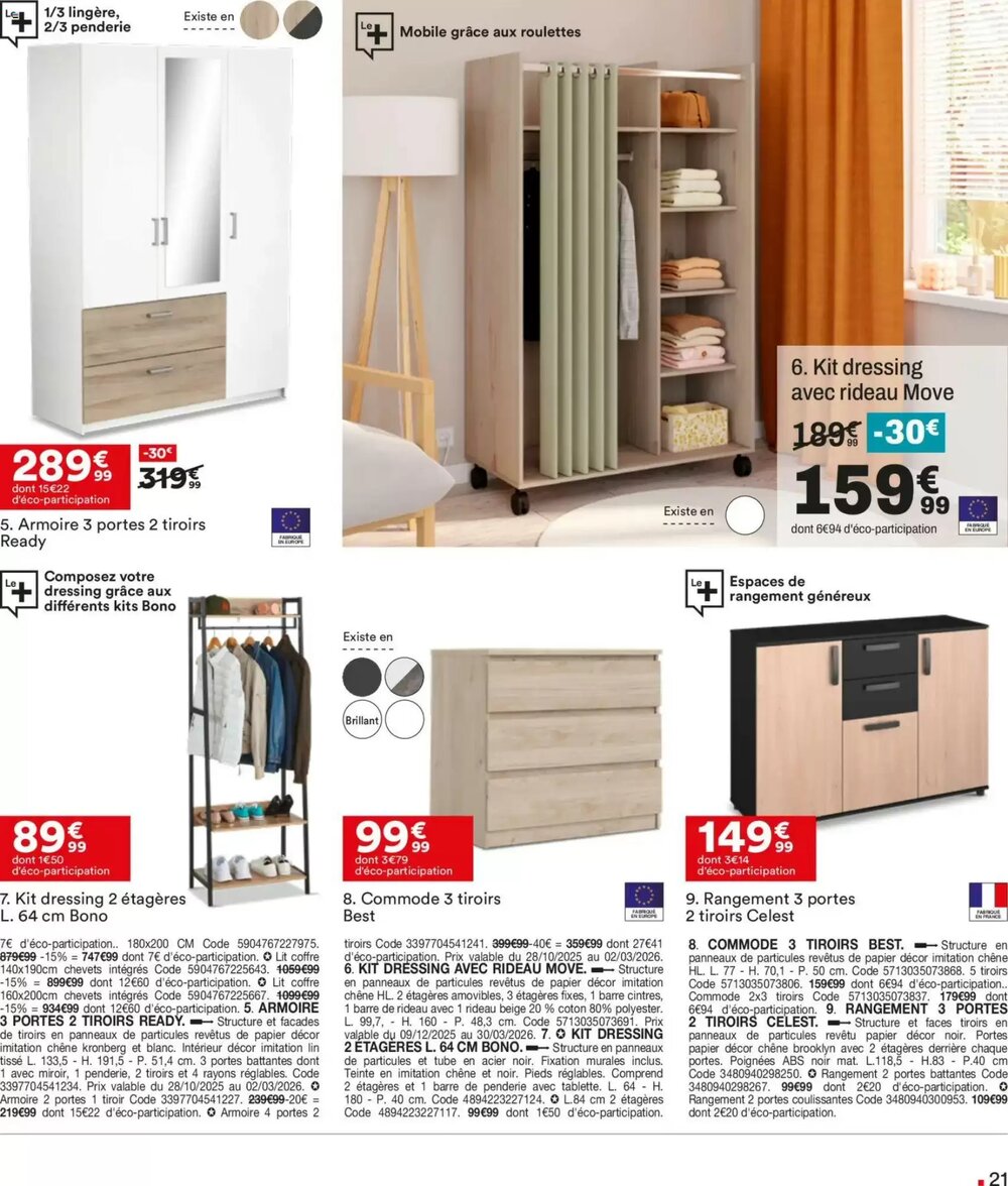 Prospectus promotionnel BUT valable à partir du 23/12/2025 - Page 21.