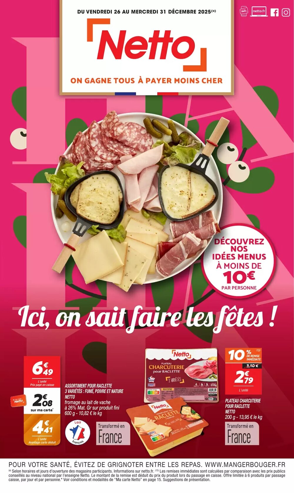 Prospectus promotionnel Netto valable à partir du 26/12/2025 - Page 1.