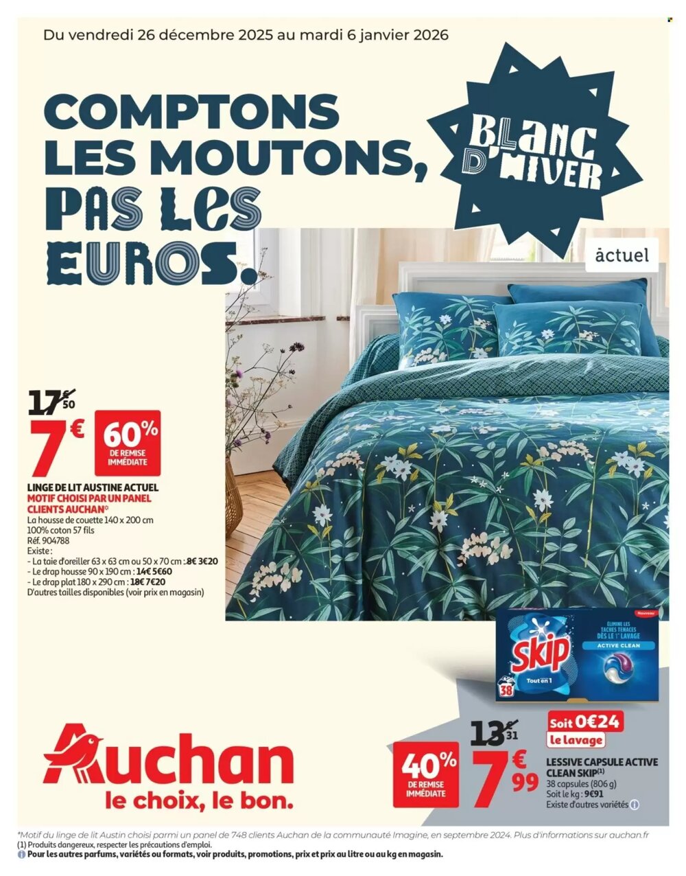 Prospectus promotionnel Auchan valable à partir du 26/12/2025 - Page 1.