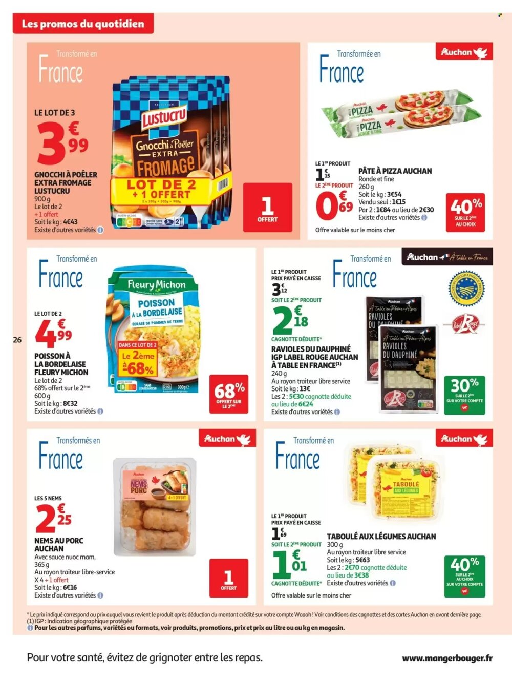 Prospectus promotionnel Auchan valable à partir du 26/12/2025 - Page 26.