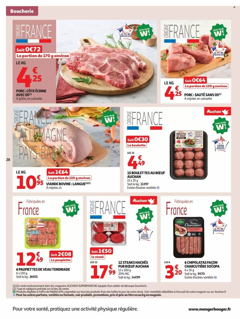 Prospectus promotionnel Auchan valable à partir du 26/12/2025 - Page 28.