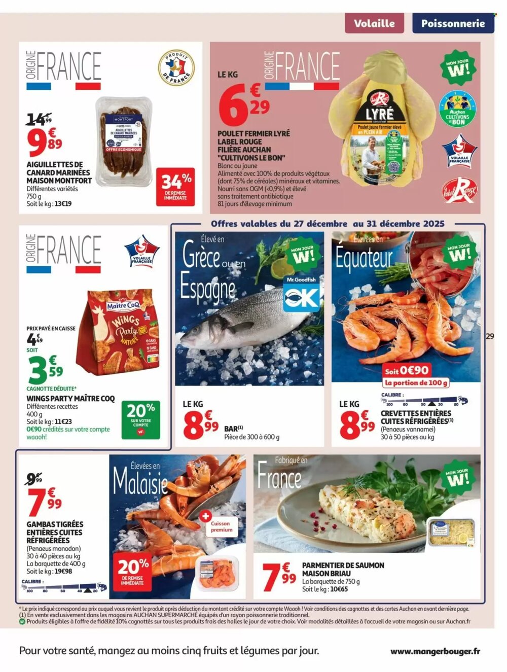 Prospectus promotionnel Auchan valable à partir du 26/12/2025 - Page 29.