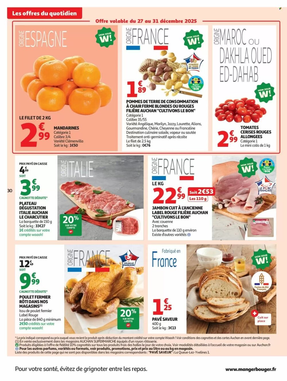 Prospectus promotionnel Auchan valable à partir du 26/12/2025 - Page 30.