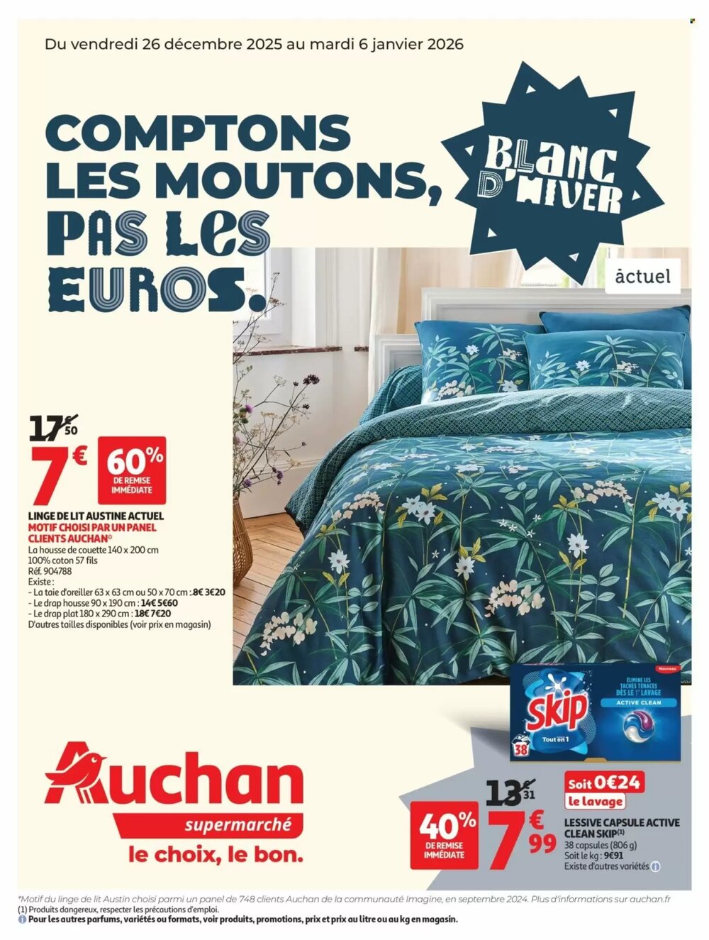 Prospectus promotionnel Auchan valable à partir du 26/12/2025 - Page 1.