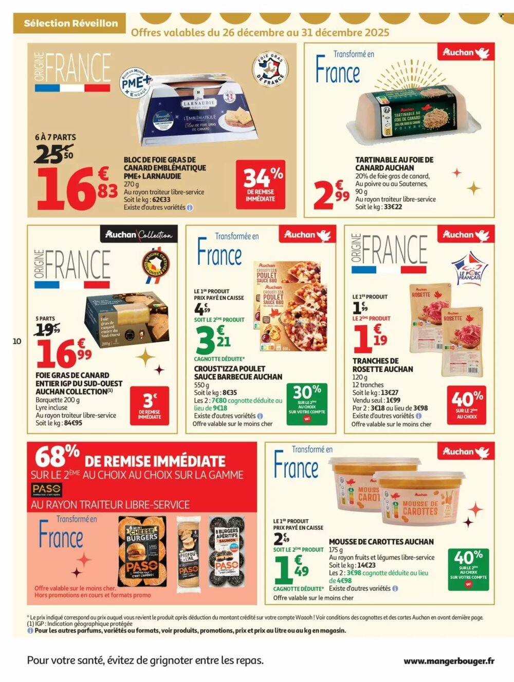Prospectus promotionnel Auchan valable à partir du 26/12/2025 - Page 10.