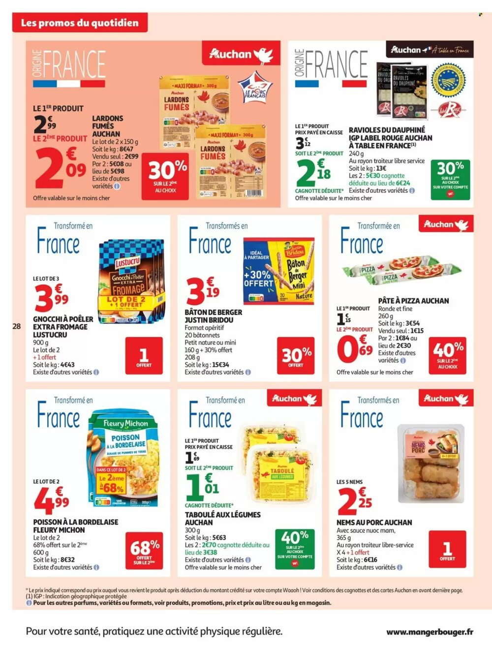 Prospectus promotionnel Auchan valable à partir du 26/12/2025 - Page 28.