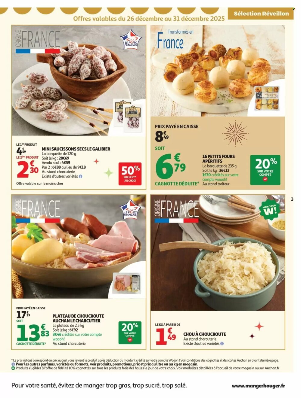 Prospectus promotionnel Auchan valable à partir du 26/12/2025 - Page 3.