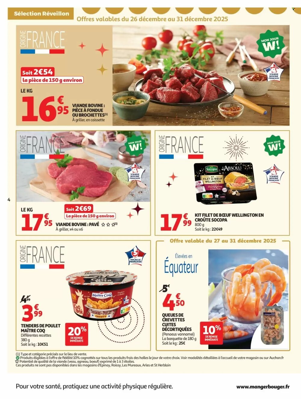 Prospectus promotionnel Auchan valable à partir du 26/12/2025 - Page 4.