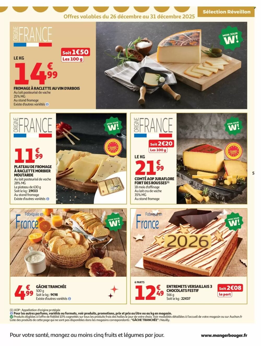 Prospectus promotionnel Auchan valable à partir du 26/12/2025 - Page 5.